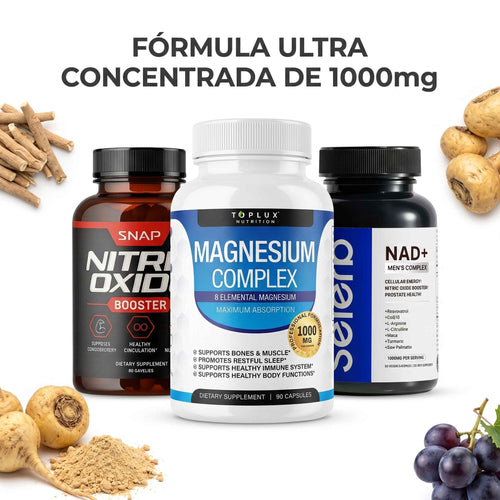 Combo Vitalidad Élite Masculina (Nitric, Selerb, Magnesium)